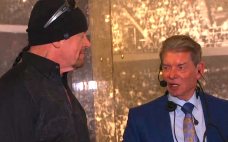 The Undertaker Reacts To Vince McMahon Inducting Him Into WWE Hall Of Fame
