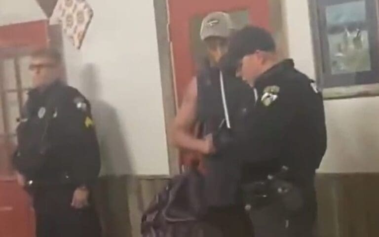 Cops Show Up To GCW Event Thinking Nick Gage & Mance Warner Brawl Was Real