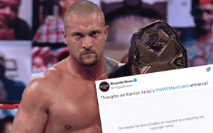 WWE Trying To Erase Karrion Kross' Main Event Entrance From Social Media