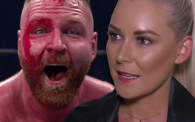 Renee Paquette Asks Jon Moxley To Stop Licking His Opponents’ Blood