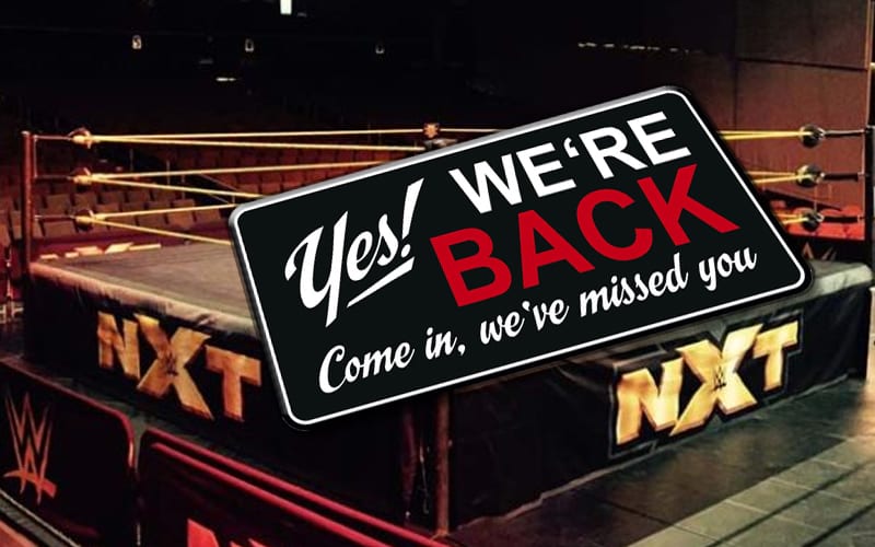 WWE NXT Planning Return Of Live House Shows