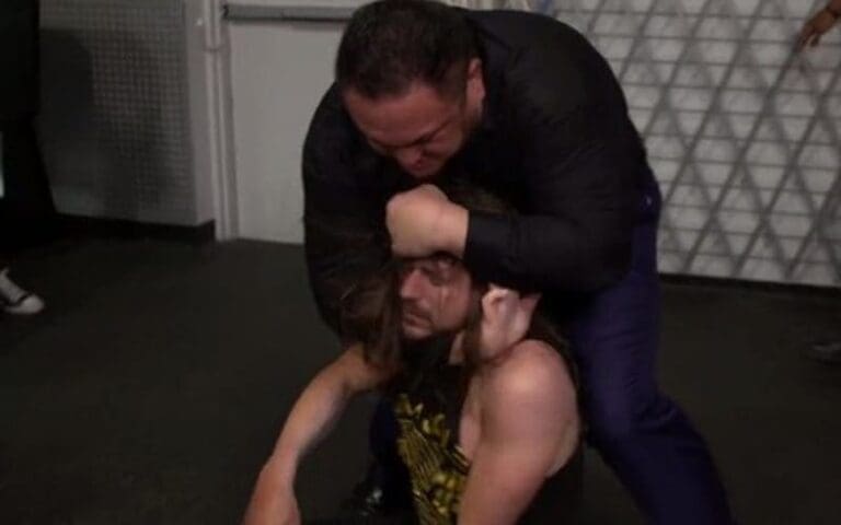 Samoa Joe Chokes Out Adam Cole During His First Night Back On WWE NXT