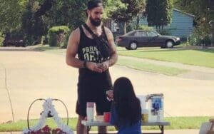 Seth Rollins Goes Viral After Visiting Little Girl's Lemonade Stand