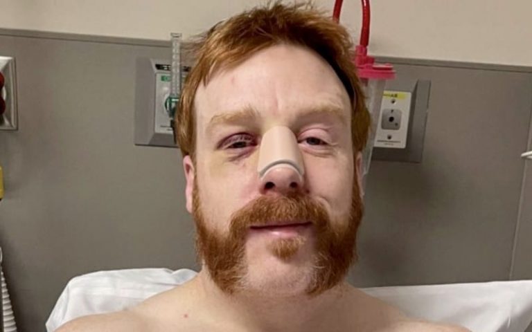 Sheamus Shows Off Nasty Nose Injury In New Hospital Photo