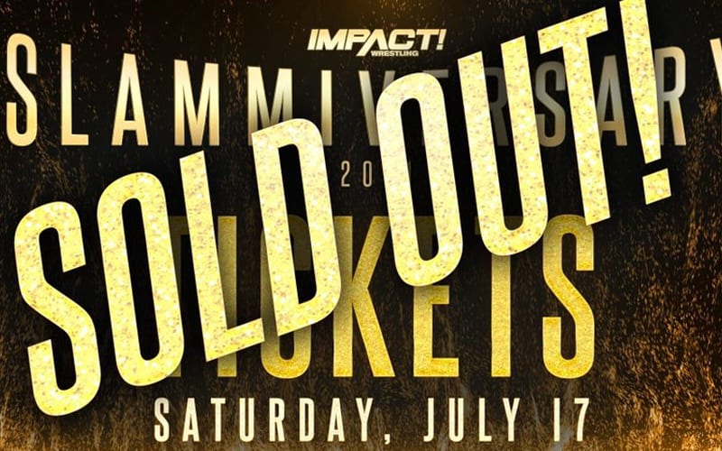 Impact Wrestling Slammiversary Tickets Sell Out In Twenty Minutes