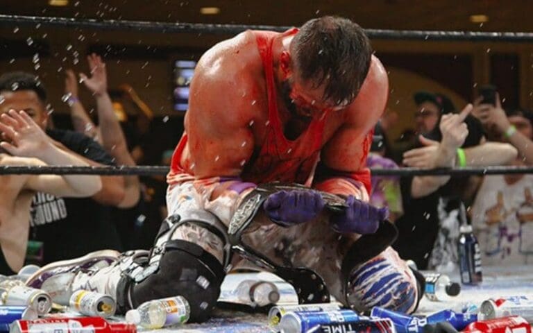 Matt Cardona Was Genuinely Concerned After Having A Pizza Cutter Thrown At Him At GCW Homecoming