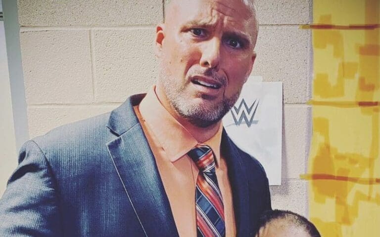 Adam Pearce Post Hilarious Photo Where Baron Corbin Asked Him For Cash