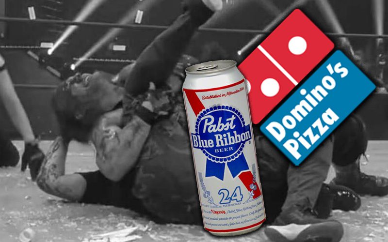 PBR Trolls Dominos Pizza For Getting Upset Over Pizza Cutter Spot On AEW Dynamite