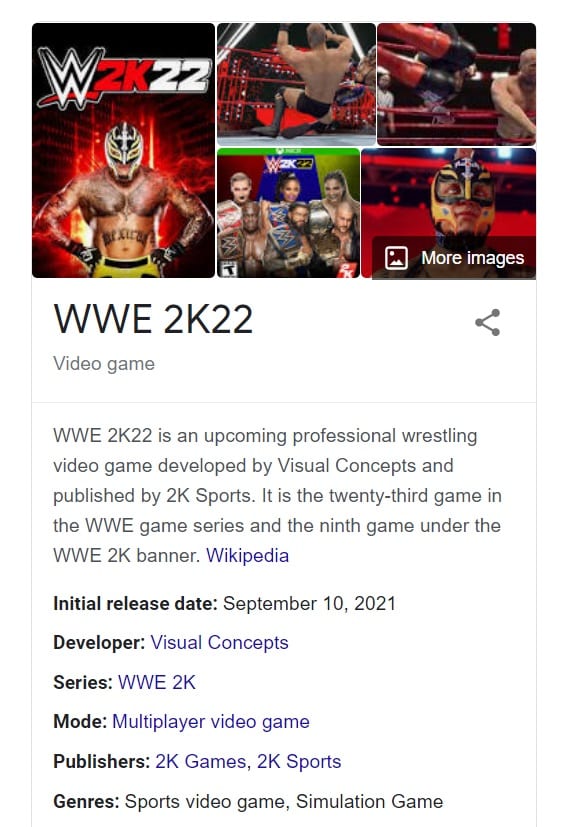 Wwe 2k22 Listed With September Release Date