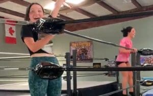 Tessa Blanchard Training Bayley's Biggest Fan Izzy