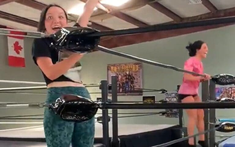 Tessa Blanchard Training Bayley's Biggest Fan Izzy