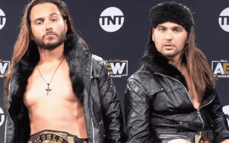Reason Why The Young Bucks Were Missing From AEW Dynamite Fyter Fest Night 2