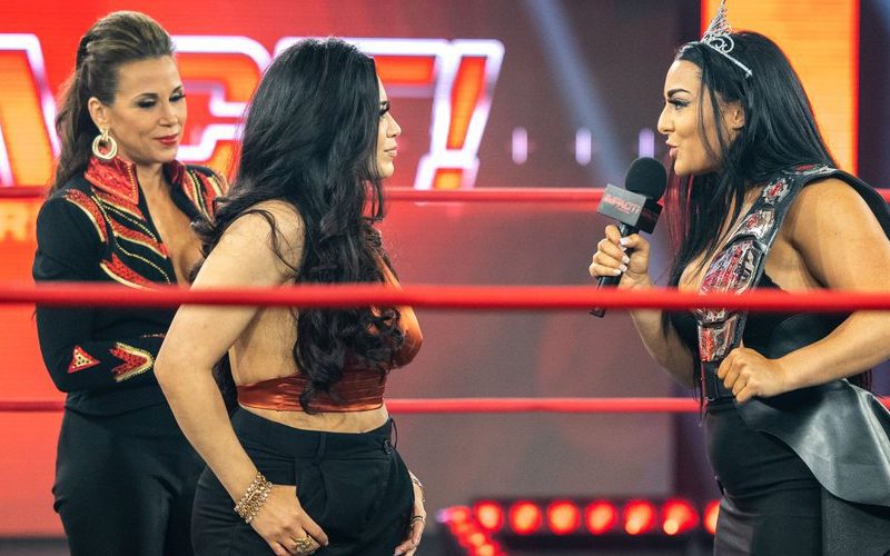 Melina Challenges For Impact Knockouts Title