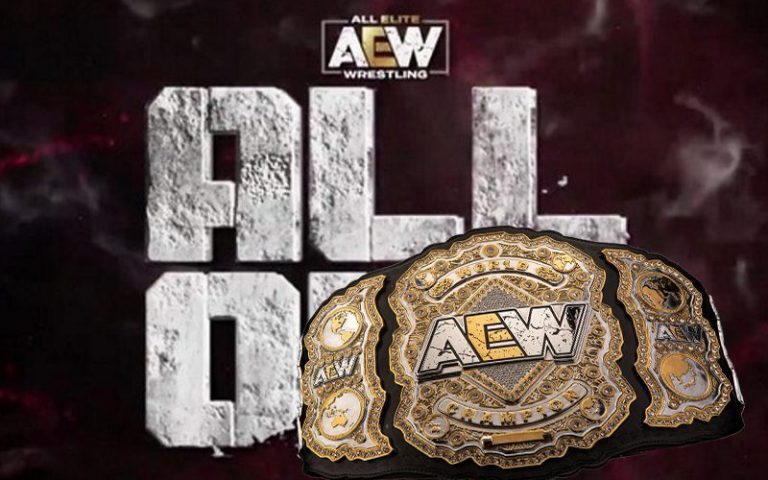 AEW World Title Match Confirmed For All Out