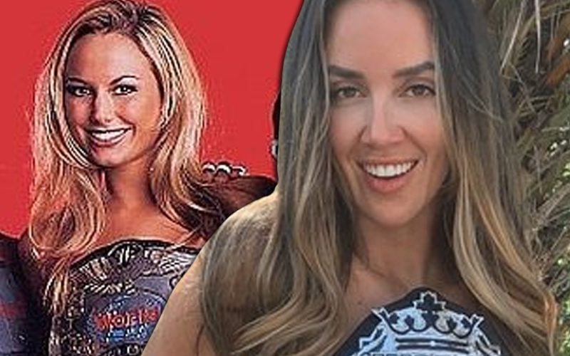 Chelsea Green Recreates Famous Stacy Keibler Pose By Wearing Nothing But Title Belts