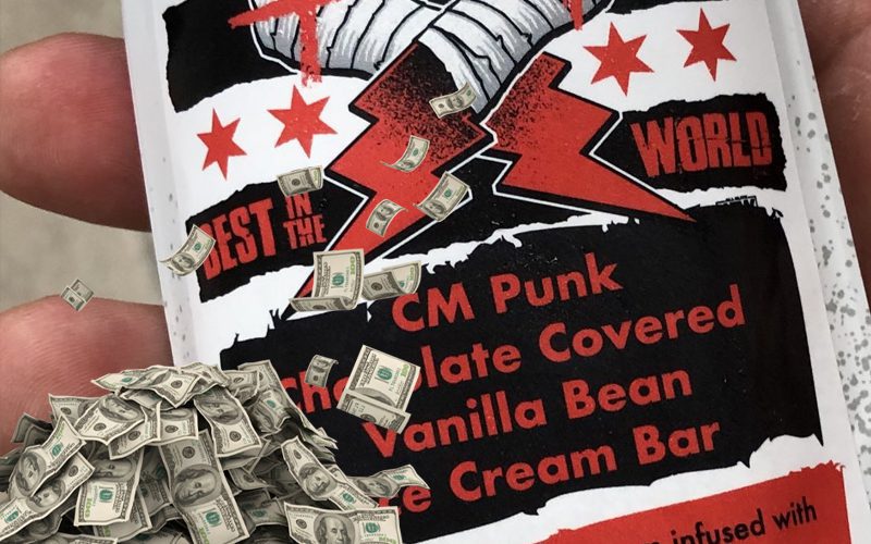 CM Punk Ice Cream Bar Wrappers Going For Insane Money On eBay