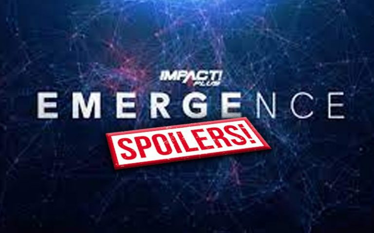 Huge Spoilers For Impact Emergence Main Event