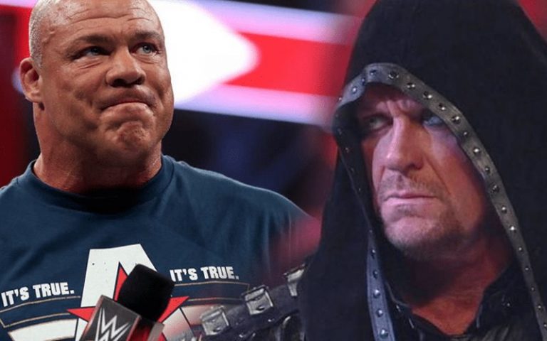 Kurt Angle Believes He Gave The Undertaker One Of The Best Matches In His Career