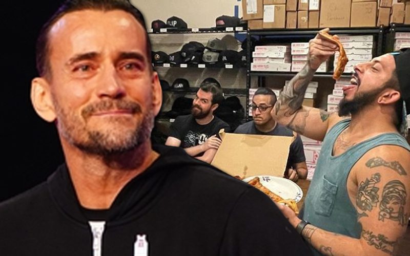 CM Punk Bought Pizza To Thank Team At Pro Wrestling Tees