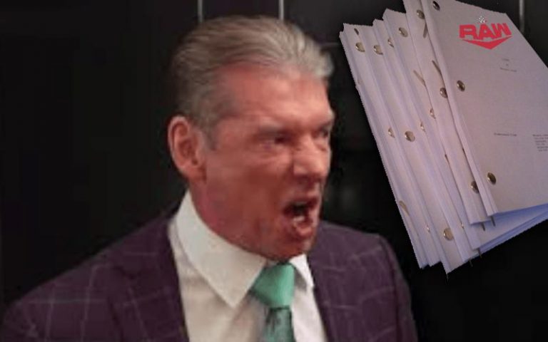 Vince McMahon Furious Over Original Script For RAW This Week
