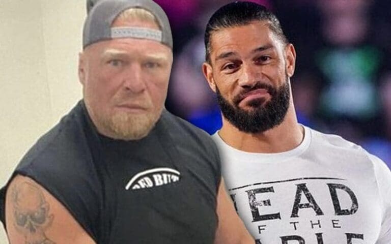 Roman Reigns Rips On Brock Lesnar's 'Viking Ponytail'