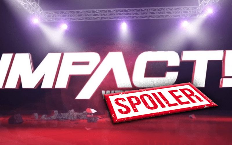 Full Spoilers For Impact Wrestling Television Tapings From January 9, 2022