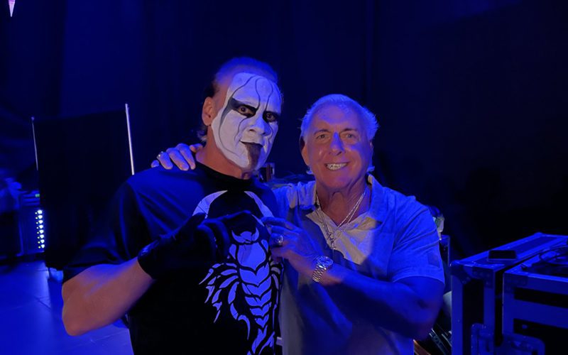 Ric Flair Spotted With Sting Backstage In AEW