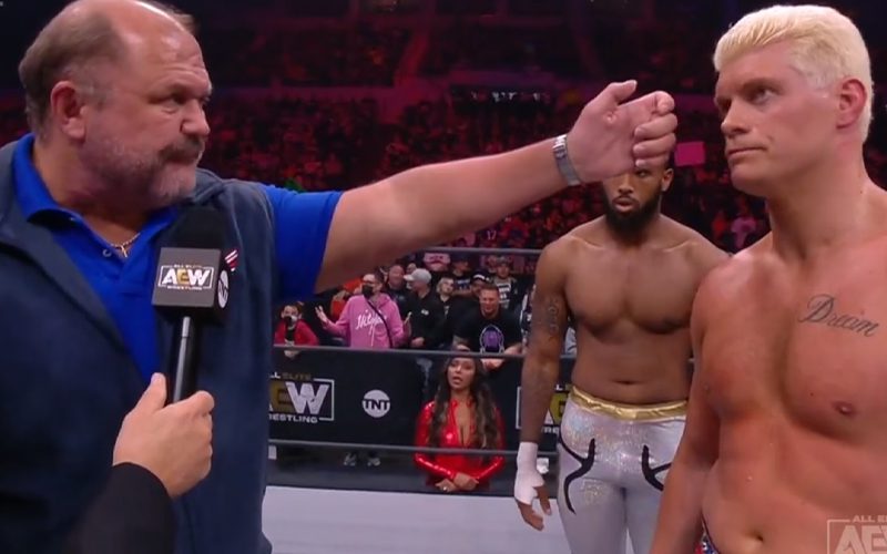 Arn Anderson Gets Big Attention With Graphic Promo On AEW Dynamite