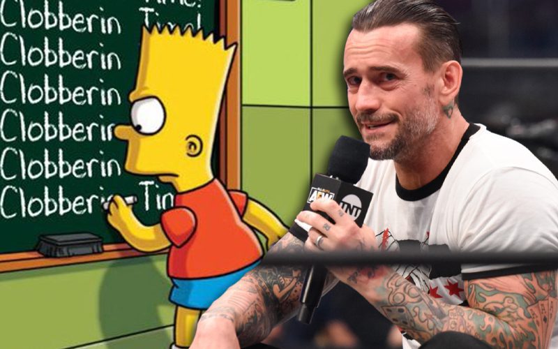 CM Punk Hypes AEW All Out With Epic Simpsons Meme