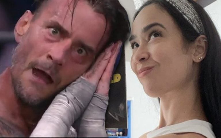 AJ Lee Reacts To CM Punk’s In-Ring Debut At AEW All Out