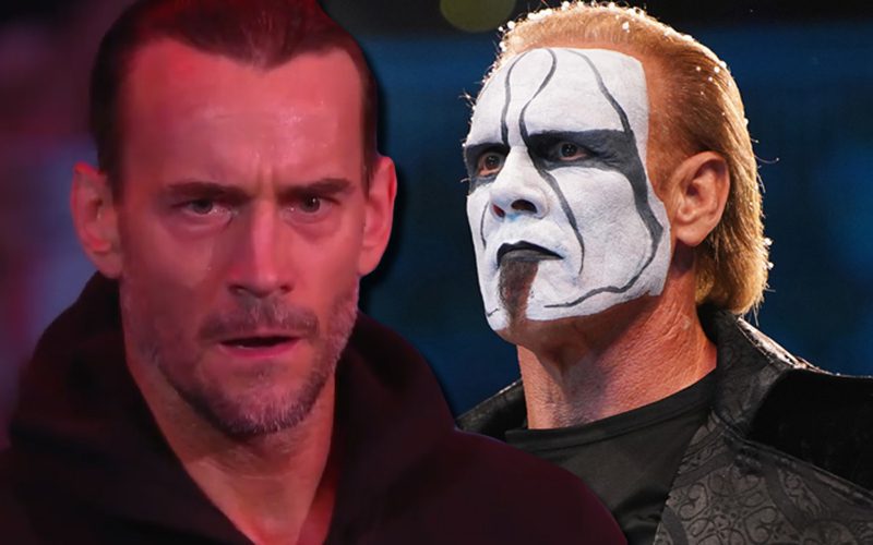 Sting Hints CM Punk Was Backstage Months Before His AEW Debut