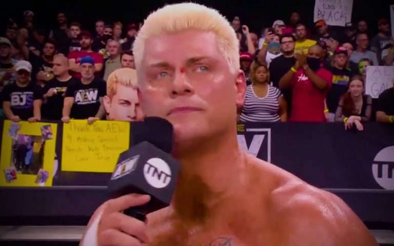 Cody Rhodes Pulled From AEW TNT Title Match At Battle Of The Belts