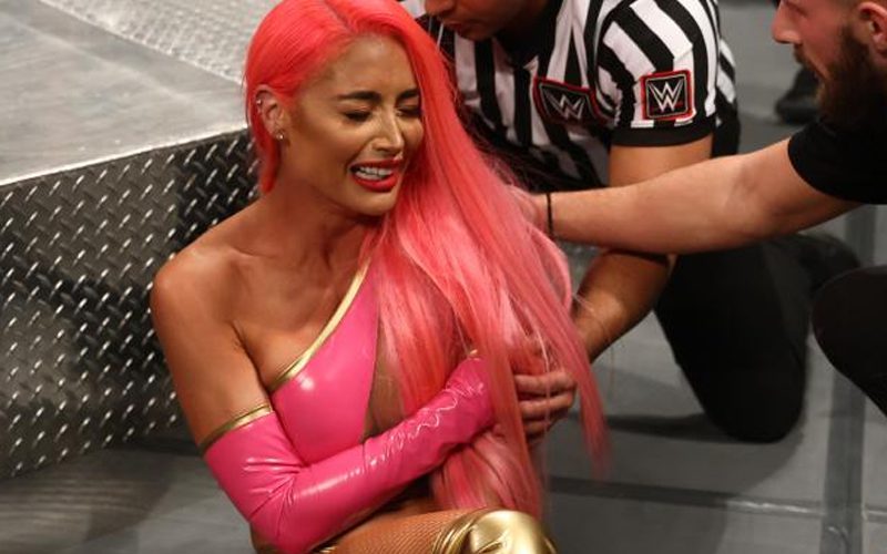 Eva Marie Selling Injury At The Hands Of Shayna Baszler