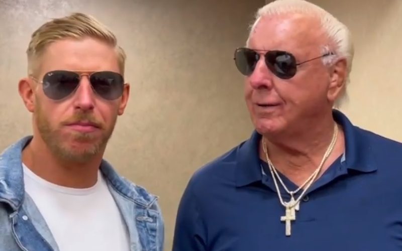 Orange Cassidy Gives Ric Flair Sunglasses In Hilarious Video