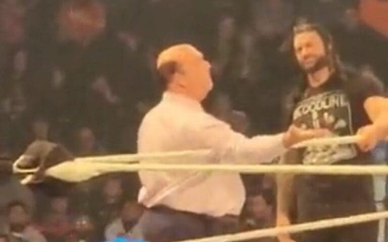 Paul Heyman Tried To Get Into The Ring After WWE Smackdown Went Off Air
