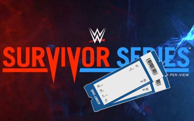 WWE Having Big Issue Selling Survivor Series Tickets