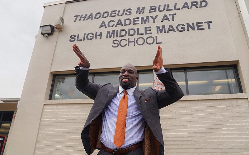 Middle School Named For Titus O’Neil Officially Unveiled