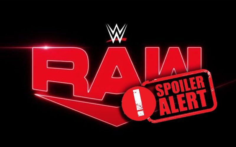 Massive Spoiler On WWE RAW Main Event This Week