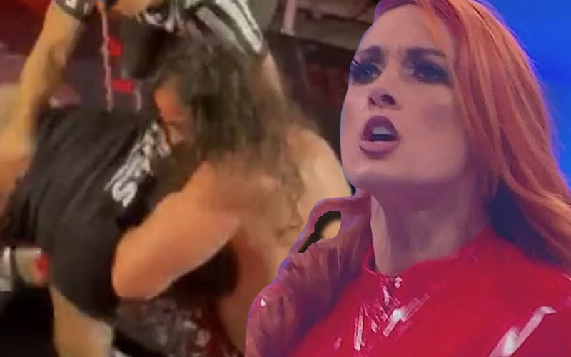 Becky Lynch Spotted Checking On Seth Rollins After Fan Attack On WWE RAW
