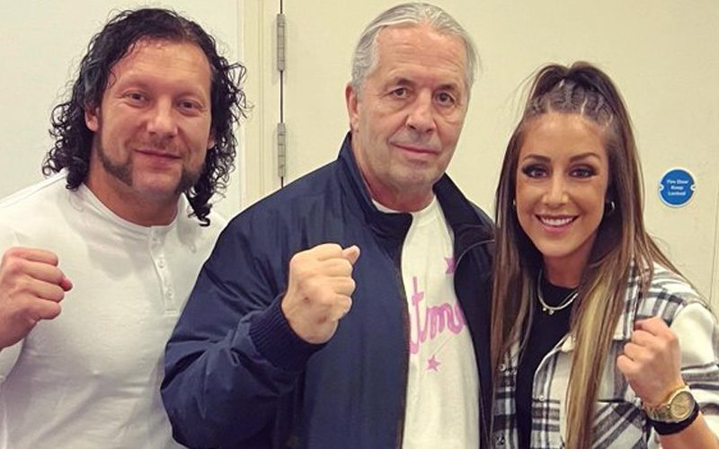Bret Hart Spotted With AEW Stars