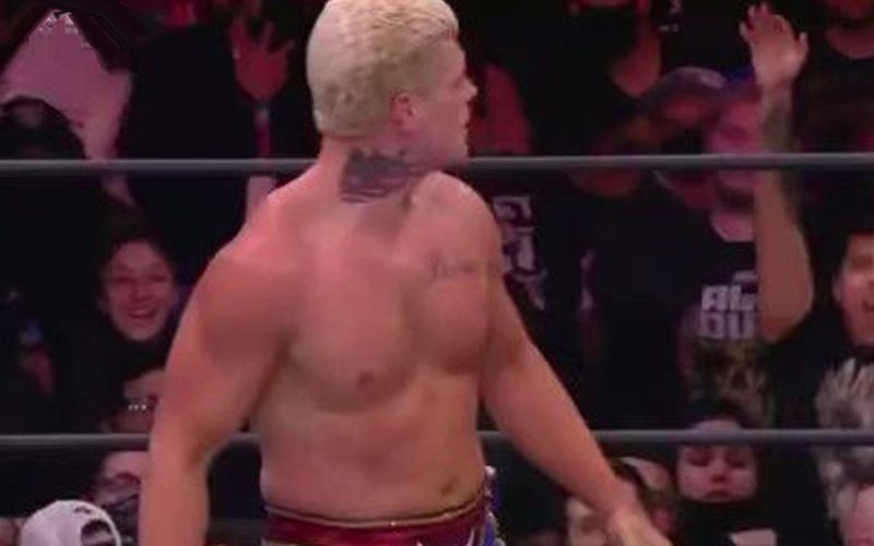 Fans Shouted The R-Word At Cody Rhodes During AEW Dynamite Main Event