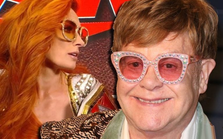 Becky Lynch Dragged For Her New Elton John Look