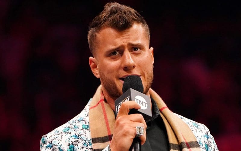 MJF Accepts Award For Best Interviews In Typical Fashion