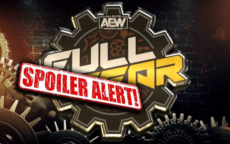 Possible Spoiler For Special Entrance At AEW Full Gear