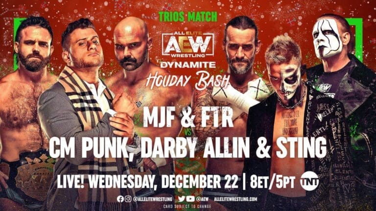 AEW Dynamite “Holiday Bash” Results for December 22, 2021