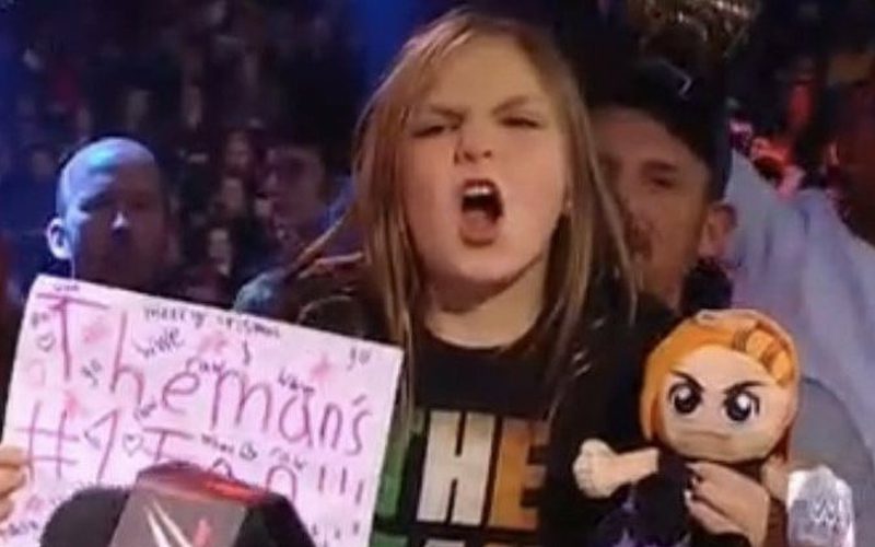 Becky Lynch Reacts To Angry Becky Girl On WWE RAW