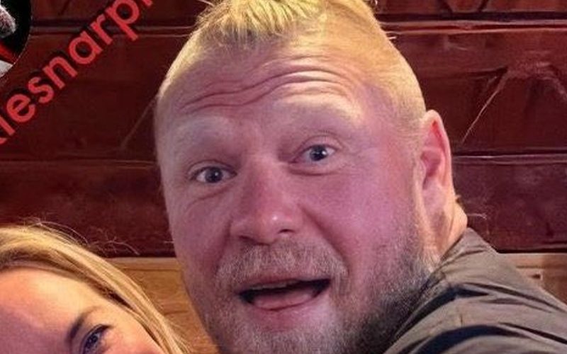 Brock Lesnar Breaks Character During Rare Public Sighting