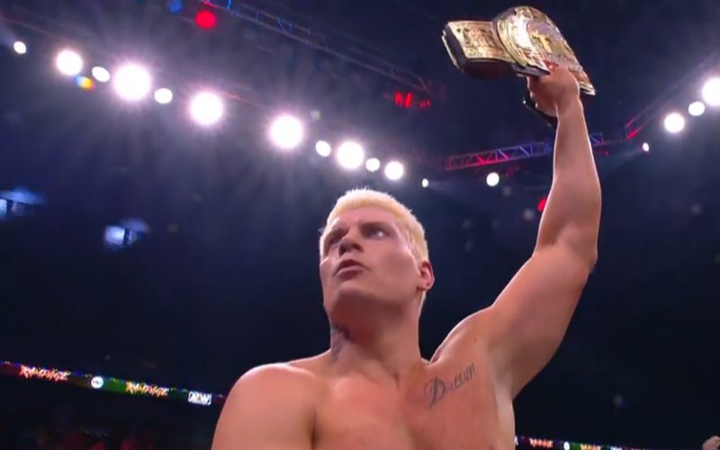 Fans Outraged After Cody Rhodes Wins TNT Title On AEW Rampage