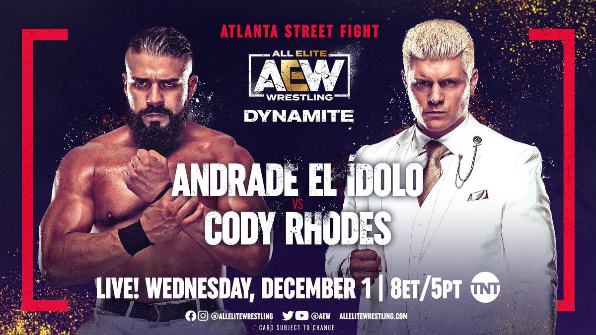 AEW Dynamite Results for December 1, 2021
