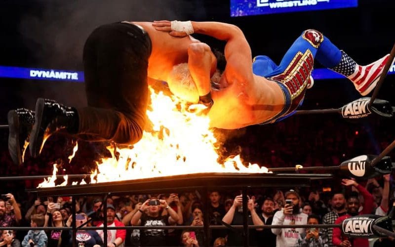 Why Cody Rhodes Performed Flaming Table Spot On AEW Dynamite